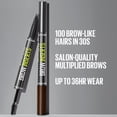 thumbnail image 4 of Maybelline Brow Inserts 2-in-1 Eyebrow Pencil and Brow Gel, Soft Brown, 4 of 8