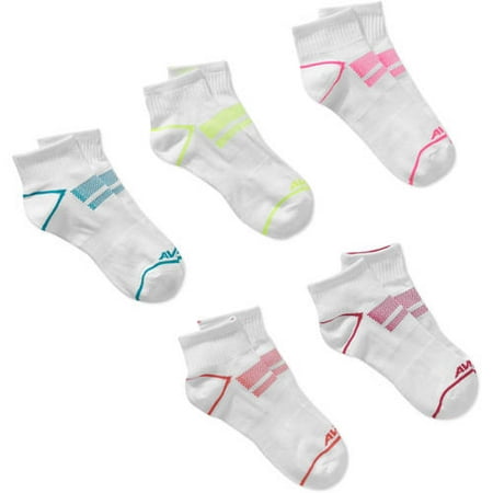 AVIA Ladies Performance Super Soft Ankle Socks, 5 Pack - Walmart.com