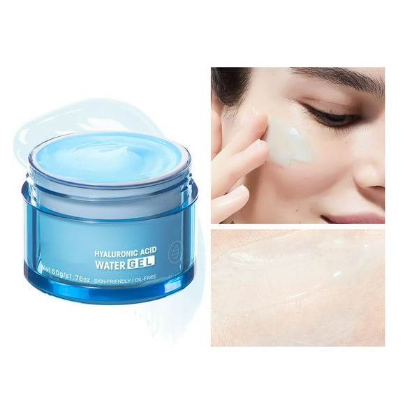 Hydrating Gel Moisturizer, Mild Antioxidant Water Based Moisture Gel 50g for Daily Care for All Skin Types