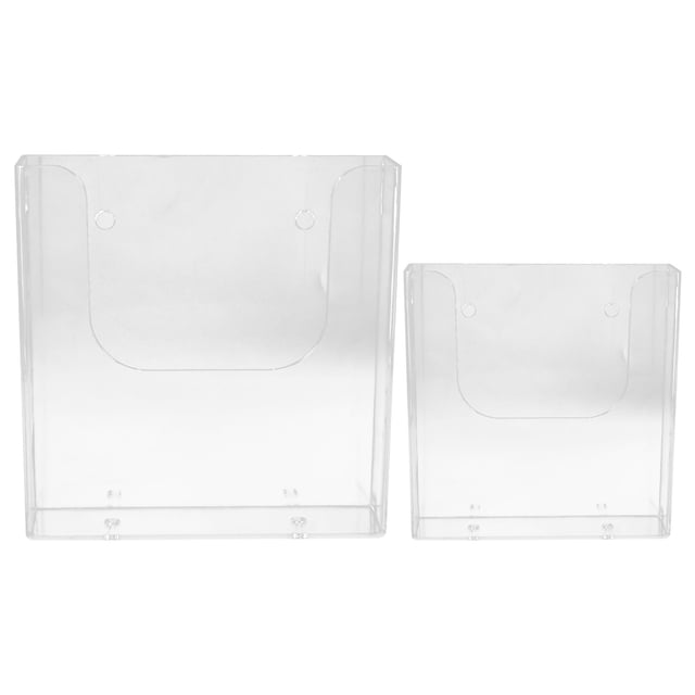 Organizador de documentos de pared de 2 piezas, práctico soporte para archivos, expositor de papel