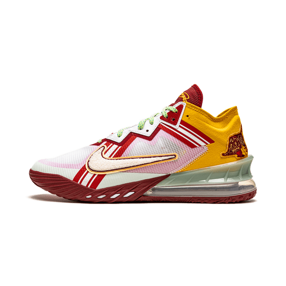 NIKE MENS LeBron 18 Low "Mimi Plange Higher Learning" CV7562 102 CV7562 102 from Stadium Goods