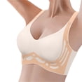 thumbnail image 2 of Women's Bra Womens Wireless Bra Super Gather Bra Anti Sagging Breasts Support Pushup Lifting Bras For Older Women,White Women's Bra L, 2 of 6