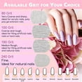 thumbnail image 6 of 12-Pack Professional Emery Board Nail Files 180/240 Grit for Natural & Acrylic Nails Manicure Tools, 6 of 7