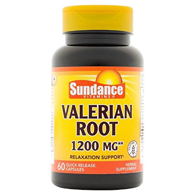 Sundance Valerian Root 1200 mg Capsules, 60 Count, 6 Pack