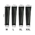 thumbnail image 4 of Manches Longues de Compression de Jambe de Jambe de Protection pour Hommes Femmes de Basket-Ball, Arthrite Cyclisme Sport Football, Noir - XXL Single, 4 of 4