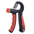 thumbnail image 2 of Ejercitador de dedos con contador para adultos, fortalecedor de muñeca y agarre de guitarra negro rojo, 2 of 9