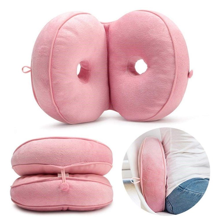 Dual Comfort Cushion Lift Hips Up Seat Cushion, Beautiful Buttocks Cushion  Orthopedic Posture Correction Cushion for Relief Sciatica Tailbone Hip Pain