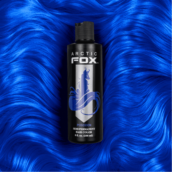 Arctic Fox 8-oz Poseidon Semi-Permanent Vegan Hair Dye Color Cruelty Free