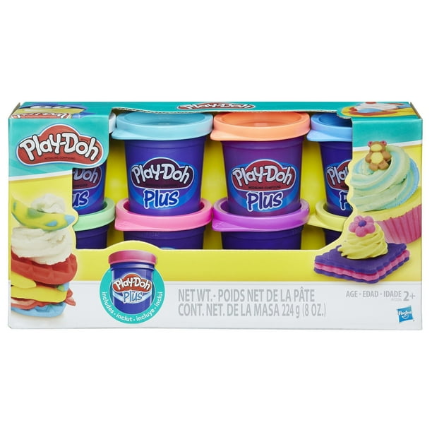 white play doh individual cans