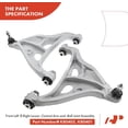 thumbnail image 5 of A-Premium Set of 10, Upper Lower Control Arm, Inner Outer Tie Rod End, Rack Pinion Boot, Compatible with Ford F-150 2004 2005 2006, 4WD Only, 5 of 5