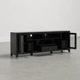 thumbnail image 7 of Cosmopolitan 72-inch-Wide Solid Wood TV Stand, Deep Black, 7 of 7