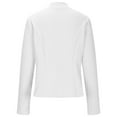 thumbnail image 6 of Women's Simple Hoodless Solid Color Casual Long Sleeve Button Jacket Top​​, 6 of 7