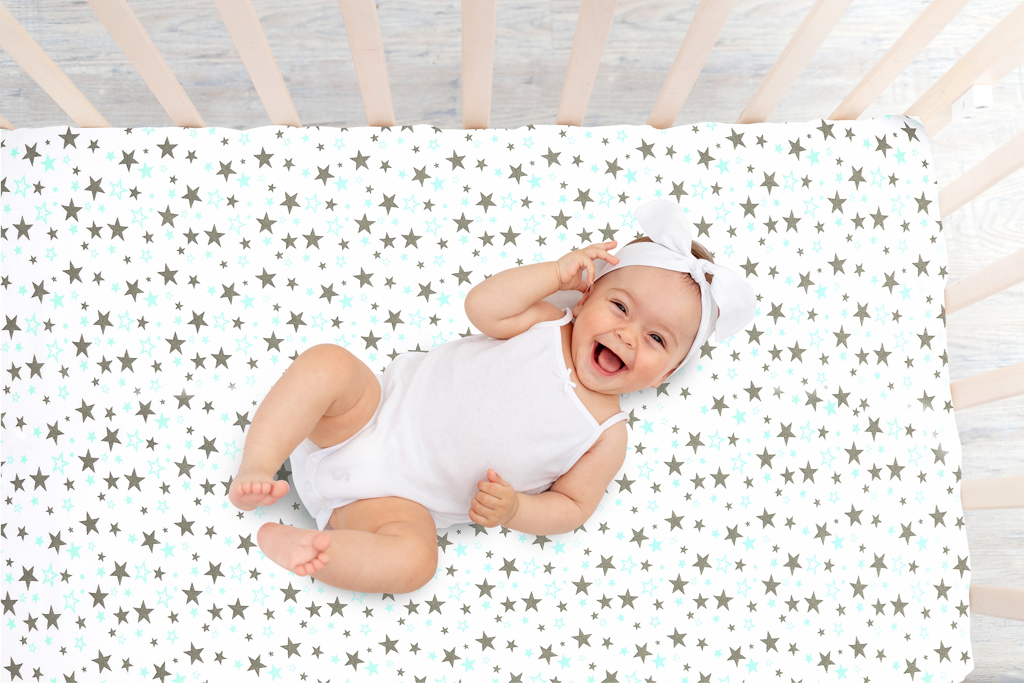 Baby Bassinet Sheet Set – 3 Pack - Keep Baby Happily Sleeping in Cold & Hot Weather w/ Ultra-Soft Universal Fitted Jersey Cotton Bassinet Sheets for Oval, Hourglass & Rectangle Bassinet Mattress