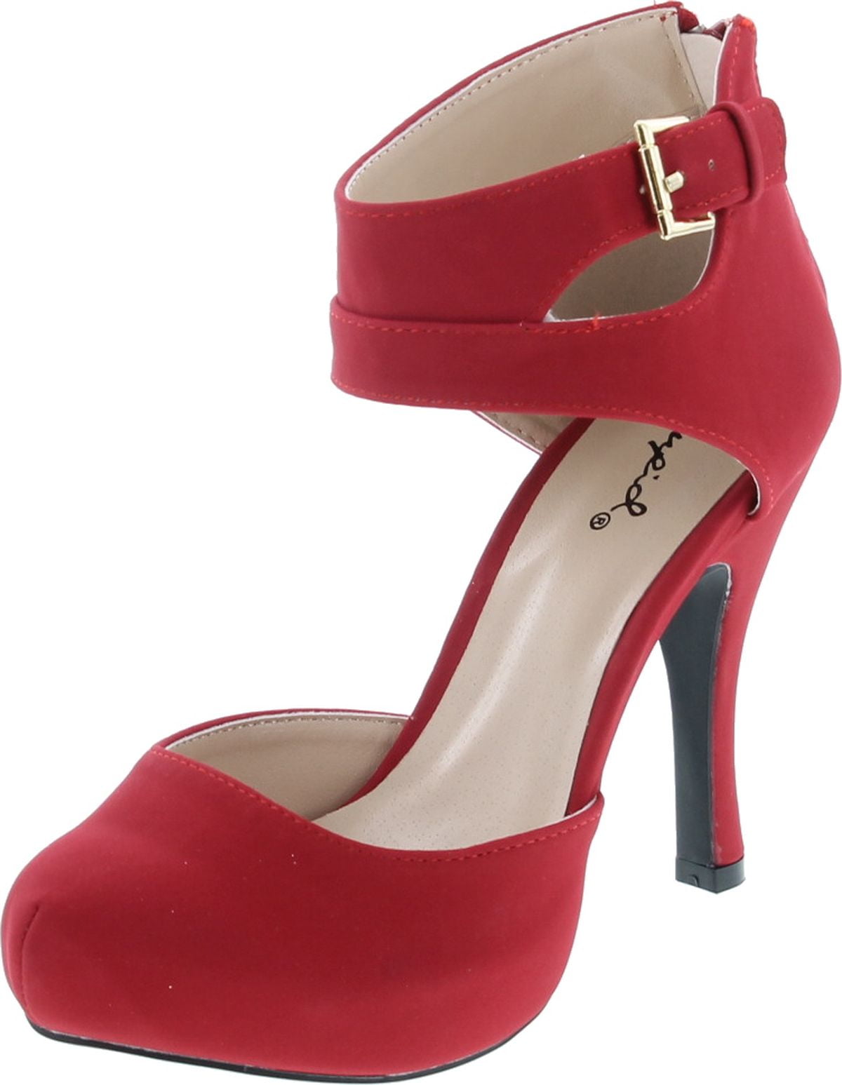 round toe high heel