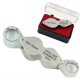 thumbnail image 1 of 10x/20x lente doble plegable joyería lupa ojo lupa lupa LingWen 8390615911412, 1 of 1