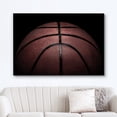 thumbnail image 2 of wall26 Canvas Print Wall Art Close Up High Contrast Details Basketball Boys Room Decor Sports Fitness Photography Realism Decorative Scenic Multicolor for Living Room, Bedroom, Office - 32x48, 2 of 5