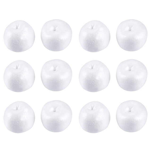 ColoMX 12 piezas de moldes de manzana duraderos modelo de manzana simple creativo varios accesorios de bricolaje