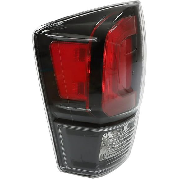 Genrics Left Driver Side Rear Brake Lamp 8156004230 Replacement for Toyota Tacoma TRD 2020 2021 Black Framed Tail Light