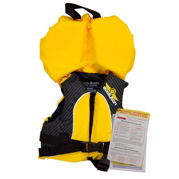 Evolution Boat Infant Life Jacket 11243230000013 Yellow / Black