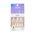 thumbnail image 1 of Kit de uñas postizas para pies KISS Core blancas cortas squoval, 1 of 9