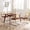 Brown-4PCS, variant on ONEVOG Boho Rattan Cane Back Dining Chairs, Upholstered Faux Leather Cantilever Side Chairs,Set of 4 , Brown