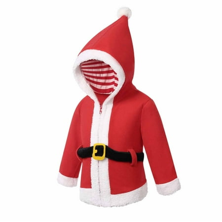 

Winter Savings Clearance! Dezsed Christmas Clothes For Kids 2022 Winter Toddler Coat Baby Boys Girls Autumn Christmas Style Hooded Fleece Jacket With Zipper Children Outwear Festival Tops 2-8 Years