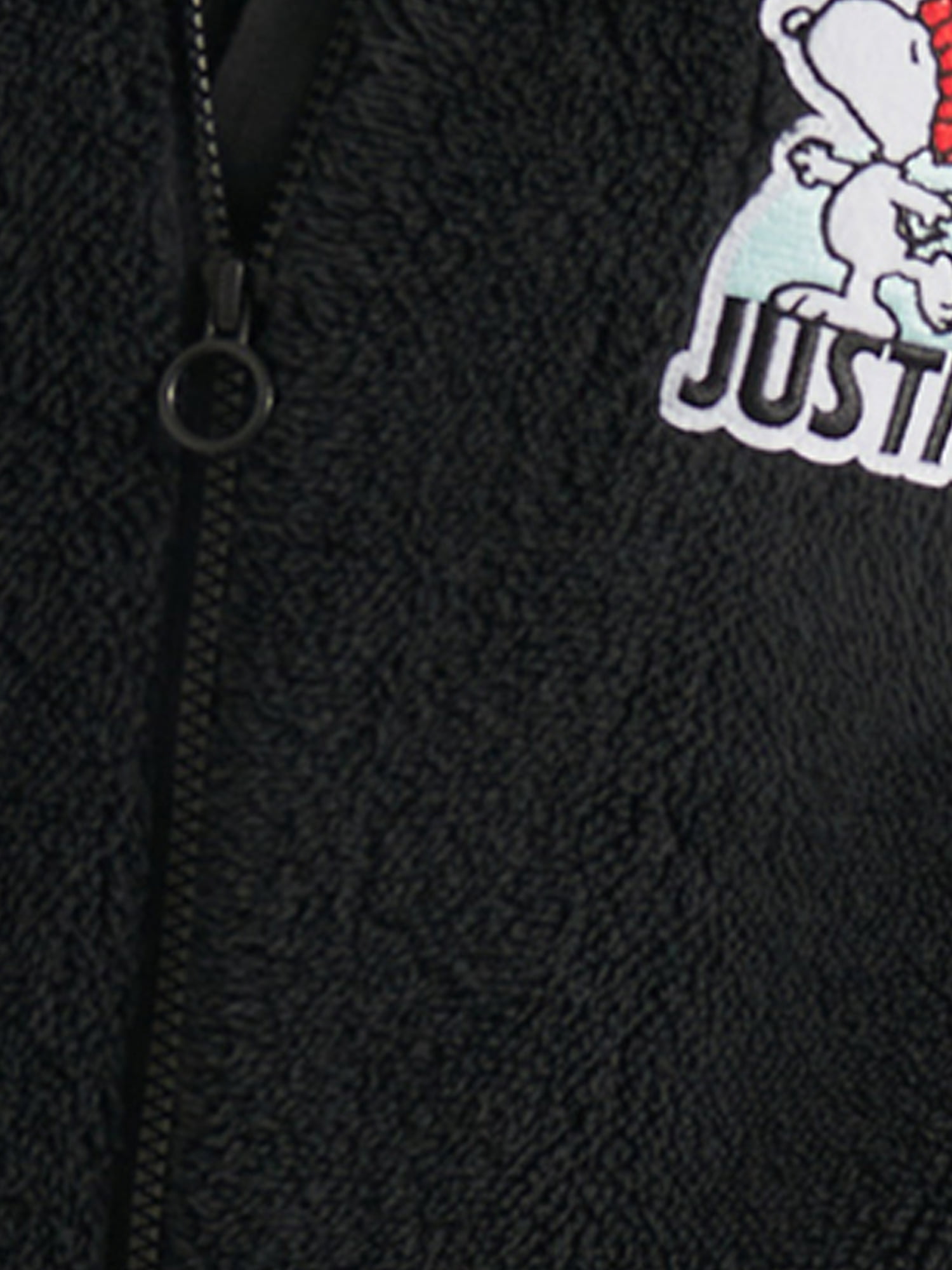 Justice x Snoopy Girls Sherpa Jacket, Sizes XS - XLP