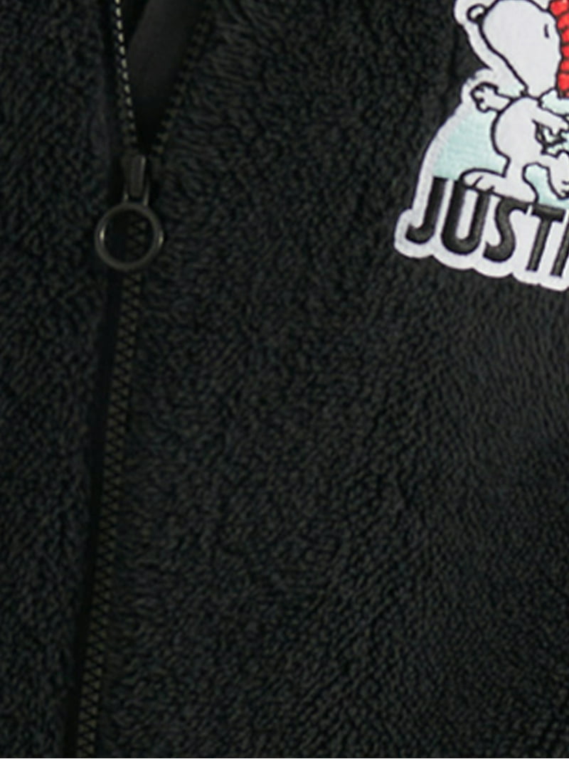 Justice x Snoopy Girls Sherpa Jacket, Sizes XS - XLP - Walmart.com