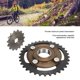 thumbnail image 4 of Piñón delantero del motor 420 15T piñón de cadena de acero 420 34T para ATV ANGGREK Otros, 4 of 8