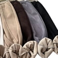 thumbnail image 4 of MaFYtyTPR Women Warm And Cold Cotton Pants Lightweight Plus Size High Waist Casual Versatile Women Pants Long Pants Khaki XXL, 4 of 5