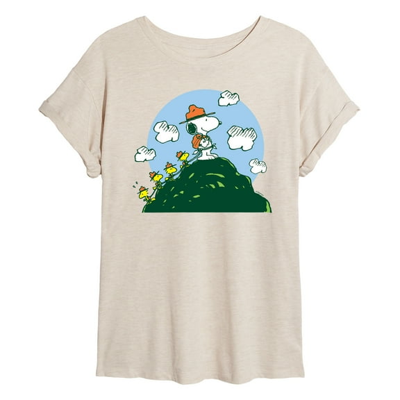 Peanuts - Beagle Scouts Hill - Women's Oversized T-Shirt