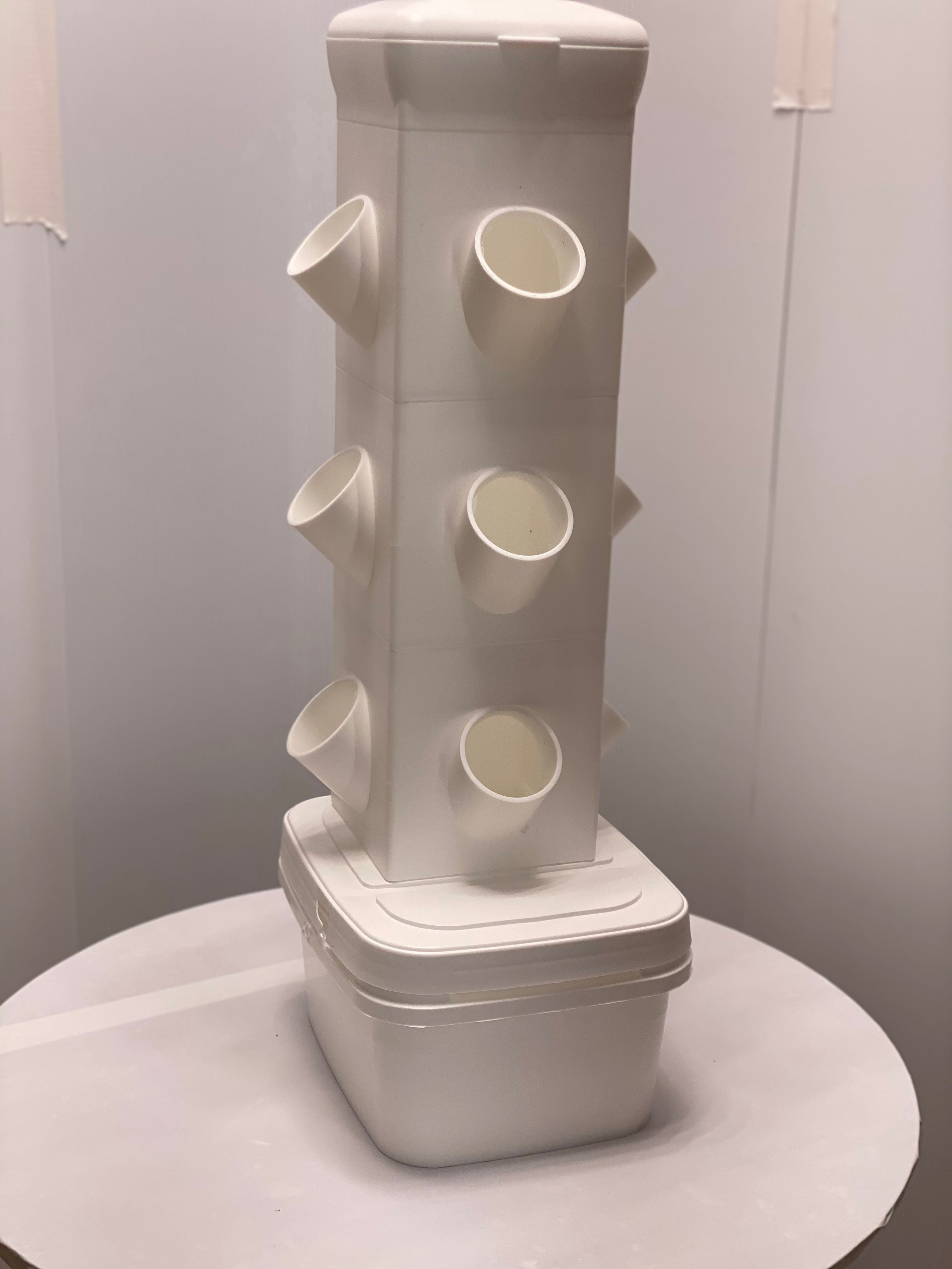 EXO Hydroponics Growing System Tier 3 Mini Tower - Advanced Indoor Gardening Kit for Healthy Plants - Automate Aeroponics Mini Indoor Outdoor Home Grow Herb