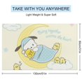 Custom Pochacco Beach Towel Microfiber Beach Blanket Oversized Sand