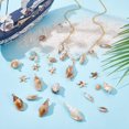 thumbnail image 4 of 64 colgantes acrílicos de imitación de concha, 8 estilos, conchas marinas, estrellas de mar, animales marinos, manualidades., 4 of 5