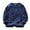 Navy, variant on PFWOWB Kids Embossed Animal Graphic Crewneck Sweatshirt with Raised Texture (Navy,7-8Years)
