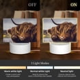 thumbnail image 3 of Fotbe Yak Pattern Acrylic Night Light Gift with 3 Color ModesTouch-Sensitive LED Lamp Perfect Gift for Mother's Day, Birthday, or Christmas, 3 of 9