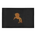 thumbnail image 2 of CADecor sparkling unicorn cognac Non-Slip Bath Rug Bath Mat Rug Doormat 30x18 inches, 2 of 3