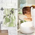 thumbnail image 6 of Coolnut Bathroom Hand Towels 2 Pcs Paw Print Green Print, Cotton Bath Towels Thin Water Absorbent Lightweight Quickdry for Bathroom Ktichen Travel Gym, 16"×28", 6 of 6