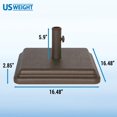 thumbnail image 5 of Base para sombrilla US Weight de 18 kg para mesa de patio, resistente, 5 of 5
