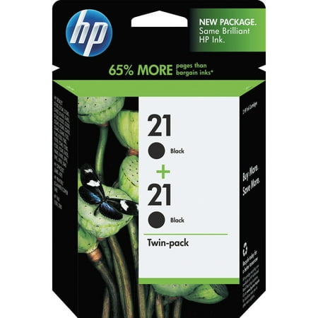 HP 21, (C9508FN) 2-pack Black Original Ink Cartridges