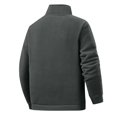 thumbnail image 4 of Men's Polar Fleece Jacket Thermal Sherpa Lined Full Zip Up Thick Winter Warm Soft Coat Outwear with Pockets, 4 of 6