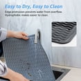 thumbnail image 5 of Alfombrilla para secar platos versátil, construcción de silicona flexible que se adapta a diversas necesidades mientras que el diseño antideslizante ofrece seguridad, una solución resistente al calor, 5 of 5