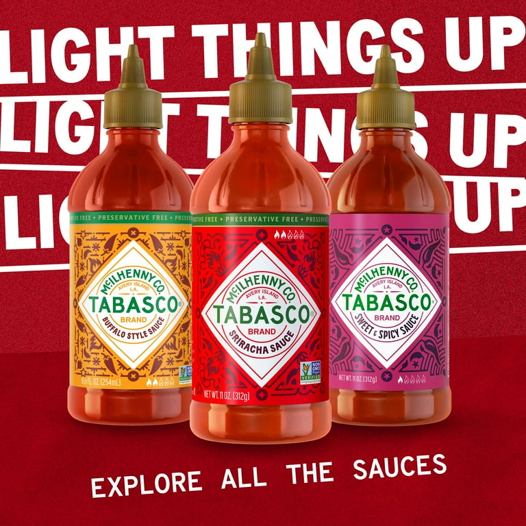 TABASCO。 Tabasco Sriracha Sauce, 64 oz Regular Half Gallon Jug, Gluten Free