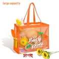 thumbnail image 5 of Large Capacity Fine Mesh Beach Tote Bag with Funny pattern, Sand Proof Nylon Handbag Side Pockets For Pool Seaside Travel Swimming, 5 of 7