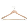 thumbnail image 2 of Proman Products Wooden hanger - concave, 2 of 10