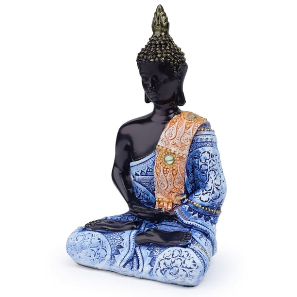 Estatuas Buda sentado meditación