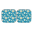 thumbnail image 7 of Haiem Daisies Flowers Car Windshield Sun Shade (2 Pieces) Foldable Windshield Sun Shade Car Accessories for Truck SUV Pickup-Medium, 7 of 7