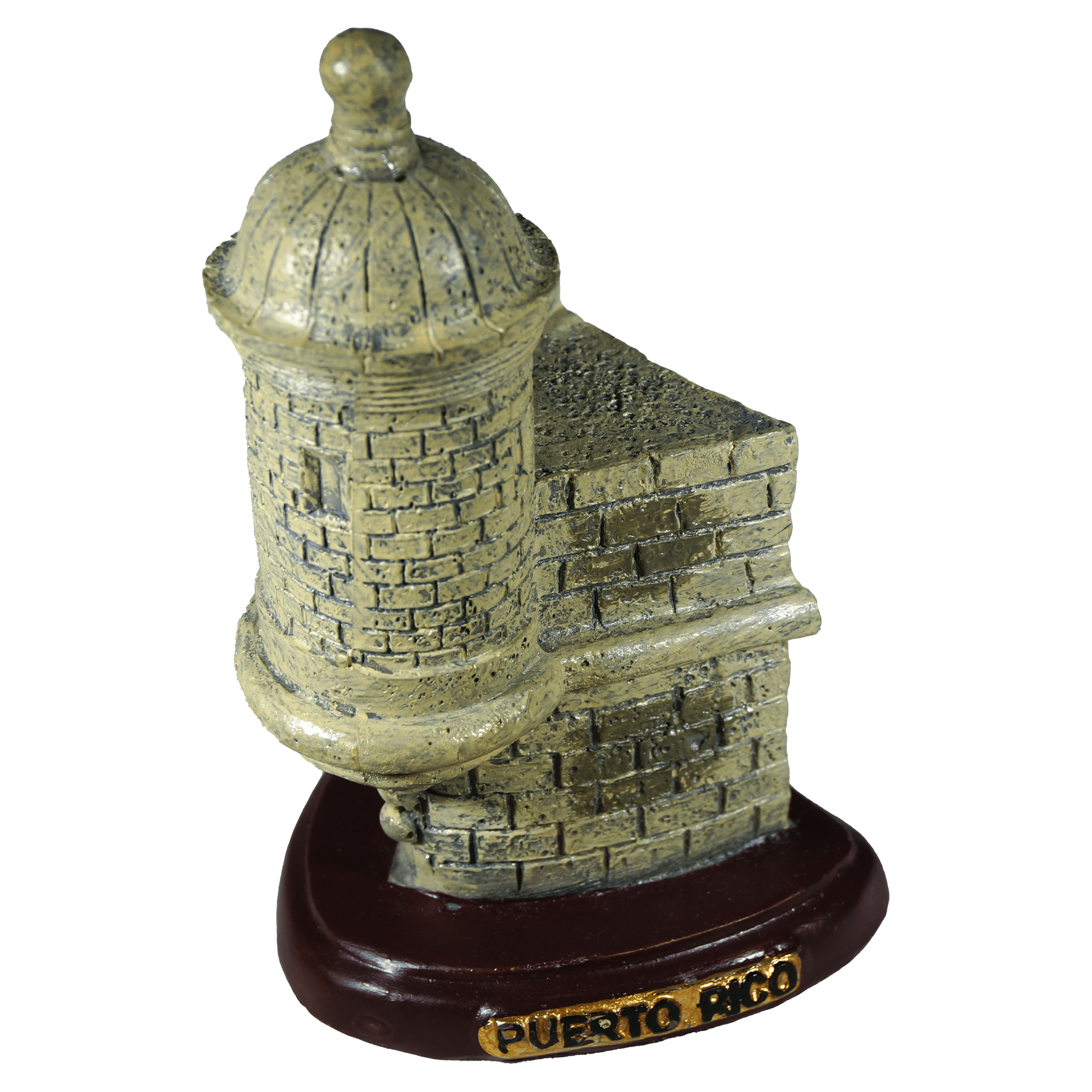 MRJ Souvenir Puerto Rico Sentry Box Polyresin Decorative Figurine 4.25 in, 1 Count