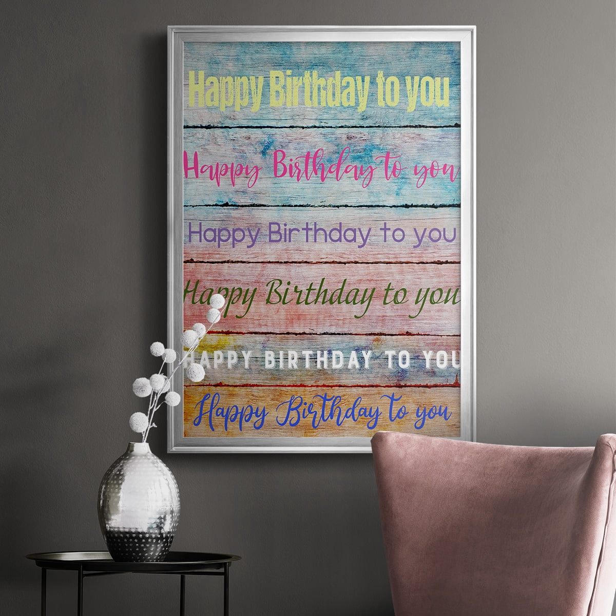 Birthday Song Premium Framed Print - Ready to Hang
