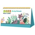 thumbnail image 2 of Pompotops Desktop Calendar 2023 - Vertical Flip Desktop Calendar From January 2023 To December 2023, 12 Month Desktop Calendar, With 54 Pages Of Weekly Schedule Clearance, 2 of 4